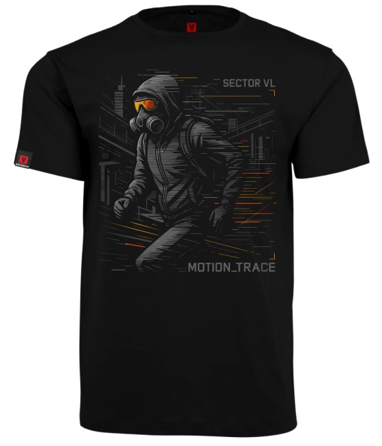 Koszulka męska VOYOVNIK "Motion Trace" - czarna