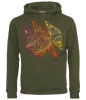 Bluza męska z kapturem VOYOVNIK "Dirt Momentum" - olive