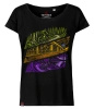 Koszulka damska oversize VOYOVNIK "MTB Flow" - czarna