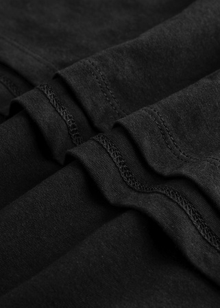 Koszulka damska oversize VOYOVNIK "MTB Flow (mono)" - czarna