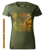 Koszulka damska standard VOYOVNIK "Camp Ritual" - khaki