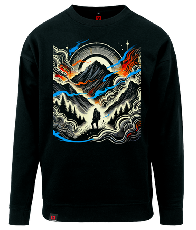 Bluza męska VOYOVNIK "Misty Voyager" - czarna, rozmiar S [OUTLET]