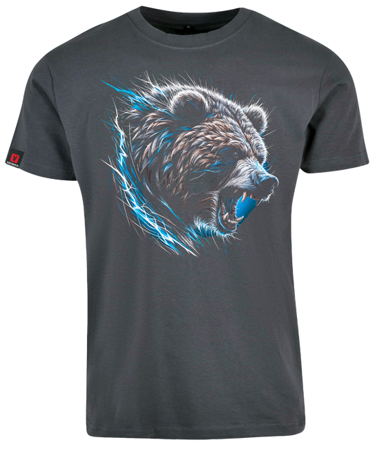 Koszulka męska VOYOVNIK "Wild Roar" - szara