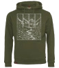 Bluza męska z kapturem VOYOVNIK "Moonlit Passage (mono)" - olive