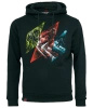 Bluza męska z kapturem VOYOVNIK "Edge Rush" - czarna