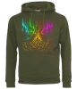 Bluza męska z kapturem VOYOVNIK "Fireside Escape" - olive