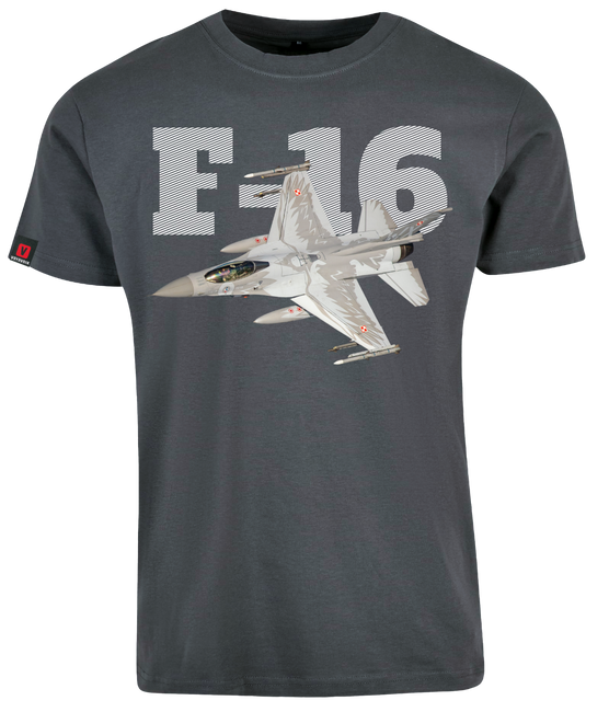 Koszulka męska VOYOVNIK F-16 Siły Powietrzne RP - szara